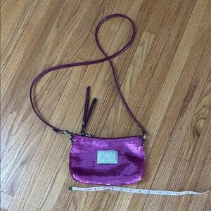 Coach Pink Crossbody Bag with Compact Design